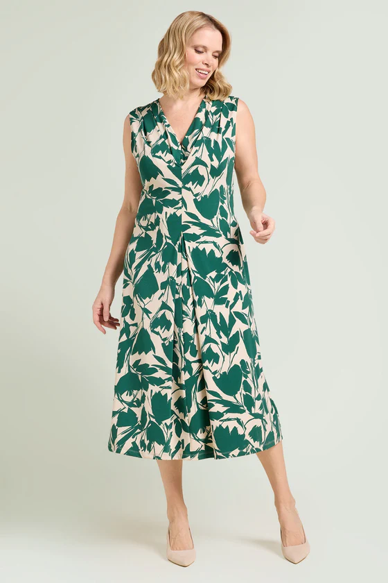 ABITO STAMPATO IN JERSEY FLUIDO