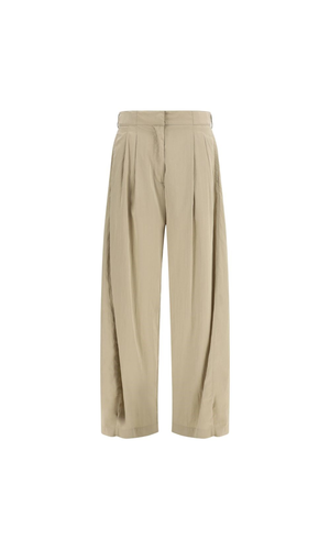 Iven nylon and silk trousers