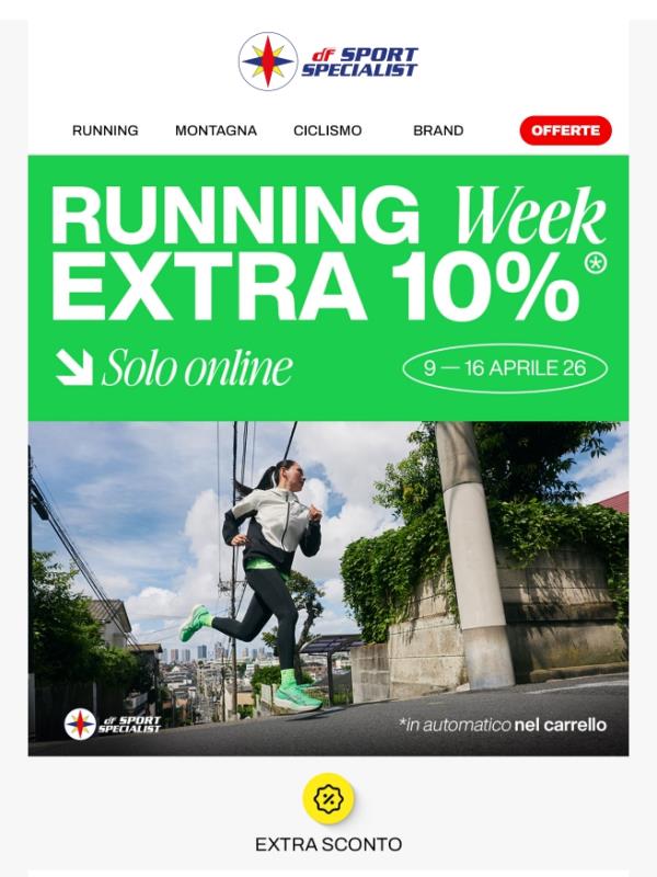 Extra 10% Scarpe Running👟