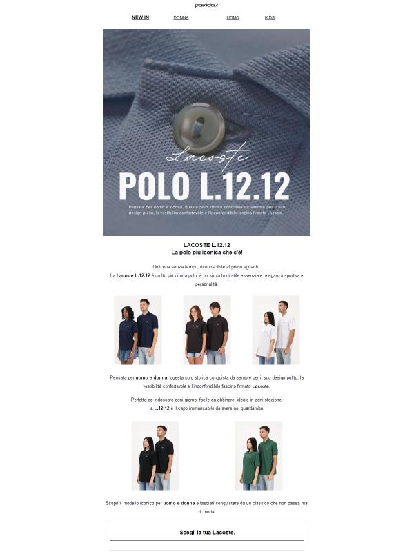 LACOSTE L.12.12 - La polo più iconica che c’è