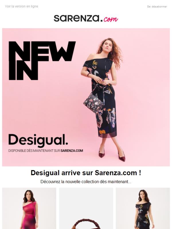 NEW : Desigual est disponible sur Sarenza.com 🌈