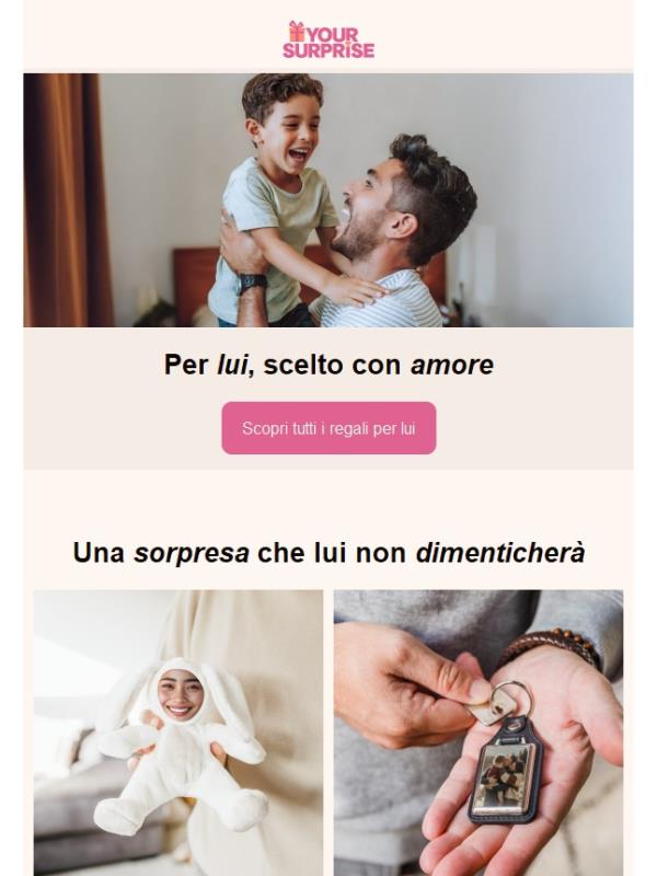 È il momento di sorprenderlo 💙