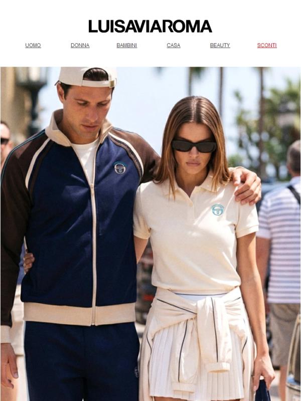 LUISAVIAROMA x Sergio Tacchini