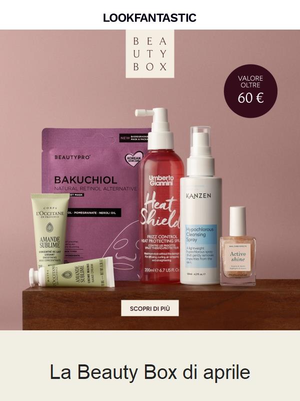 La Beauty Box di aprile