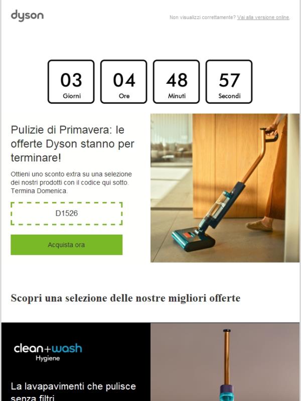 Pulizie di Primavera: le ultime offerte Dyson!