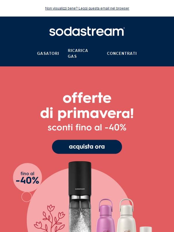 Fino al -40% 🌷 Offerte di primavera