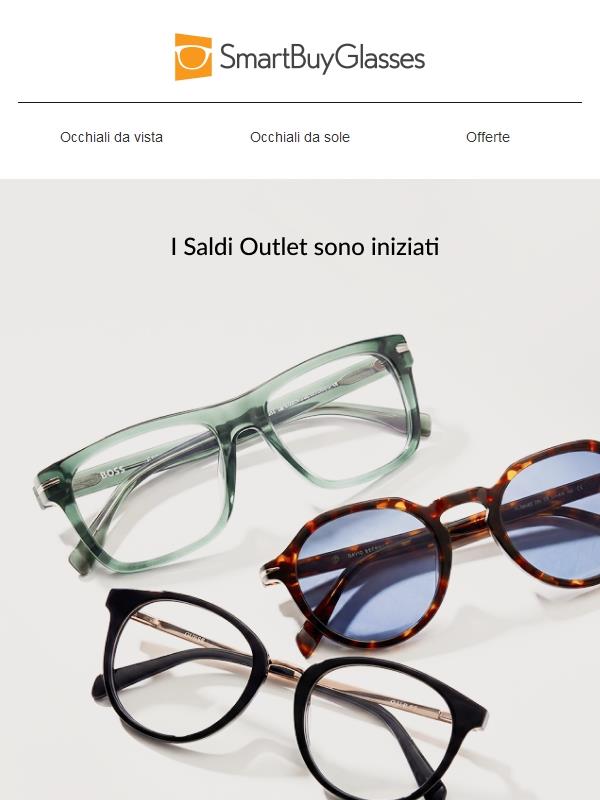 Montature iconiche, prezzi outlet