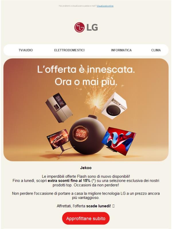⚡Offerte Flash: fino al 15% extra sconto