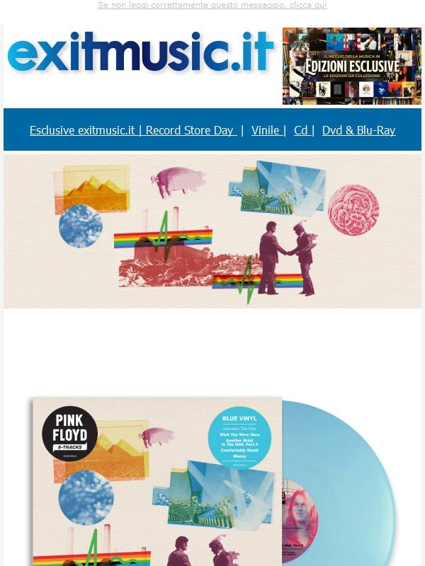 Pink Floyd 8-Tracks @exitmusic.it .. Blue Vinyl, Black Vinyl, Cd .. Preorder Now