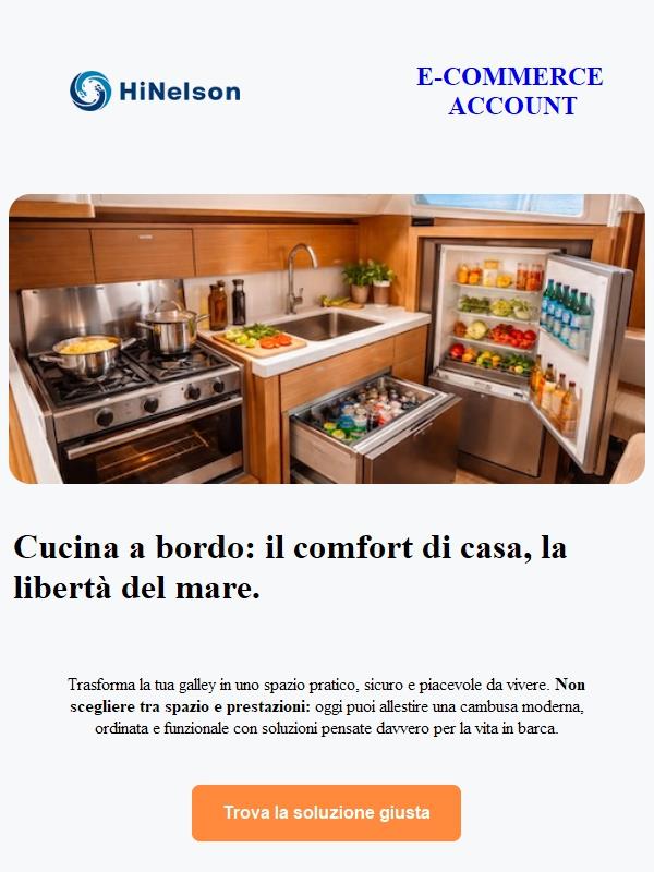 ⏲️ Più comfort a bordo? Parti dalla cambusa