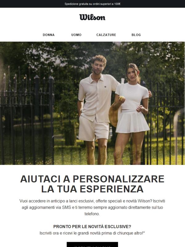 Vuoi essere il primo a conoscere i nostri ultimi prodotti, offerte esclusive e molto altro?