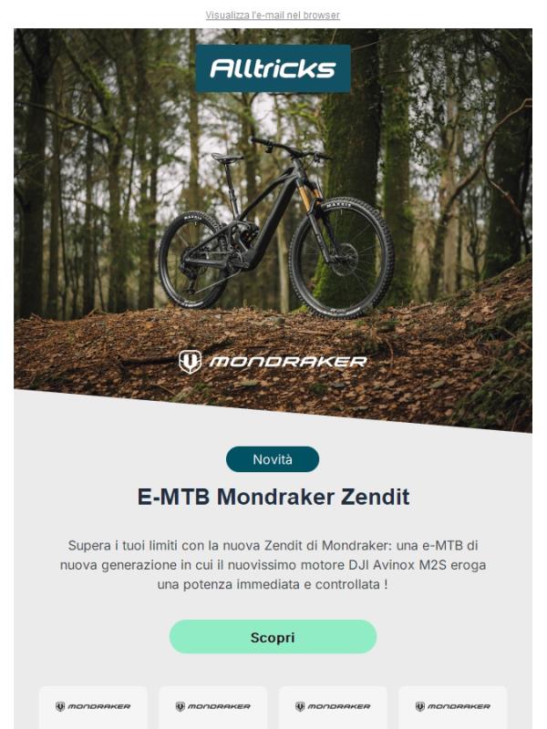 Mondraker Zendit: la e-MTB dotata del motore DJI Avinox M2S