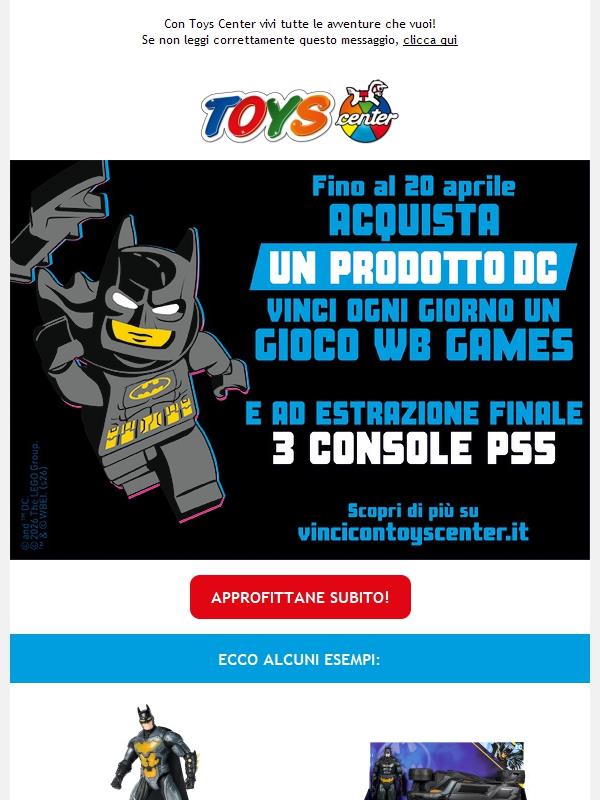 🦇🎁 Acquista un prodotto DC e avrai in regalo un gioco WB games!