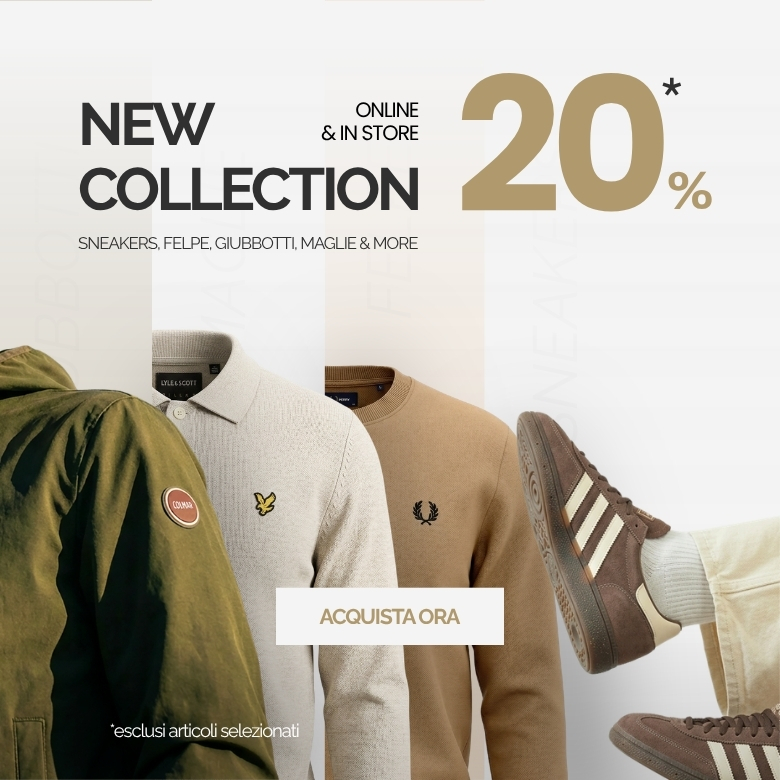SNEAKERS. GIUBBOTTI. MAGLIE. FELPE. E TANTO ALTRO.