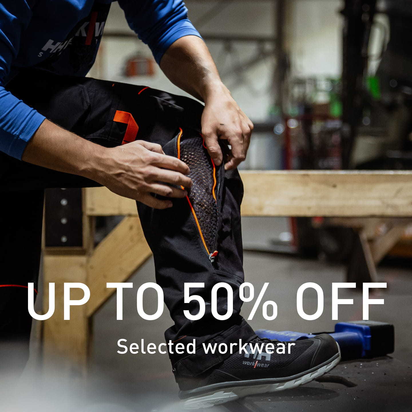 Up to 50% off selected workwear