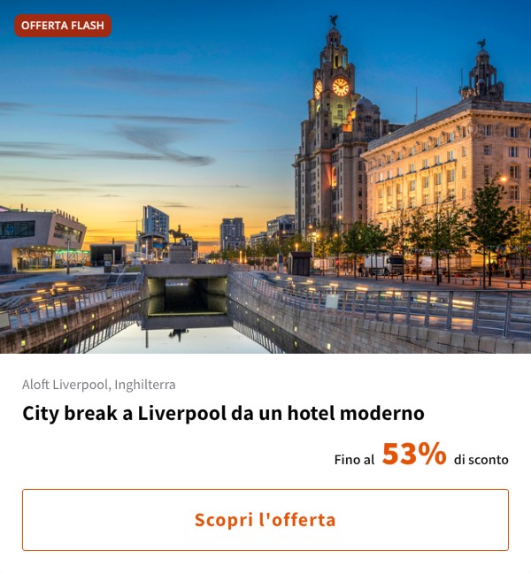 City break a Liverpool da un hotel moderno