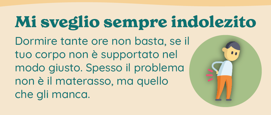 Mi svegli sempre indolenzito