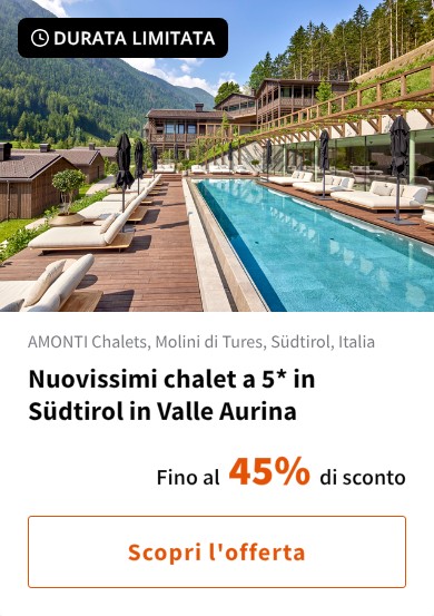 Nuovissimi chalet a 5* in Südtirol in Valle Aurina