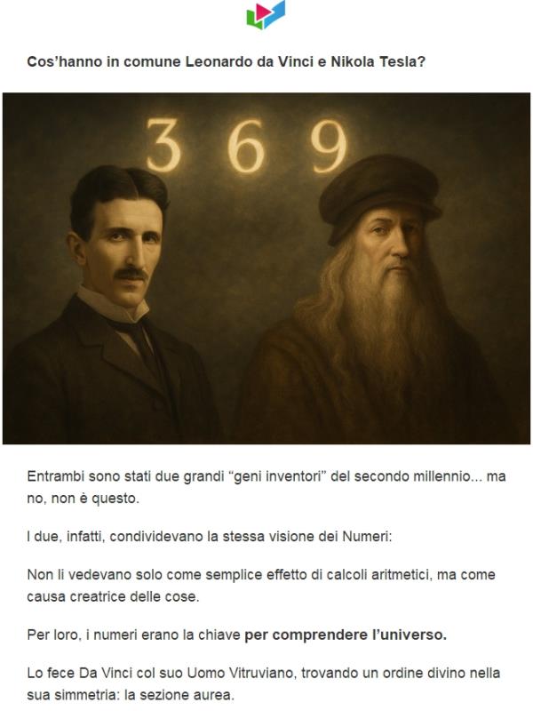 Influenzare la realtà come Da Vinci e Tesla? (si può!)