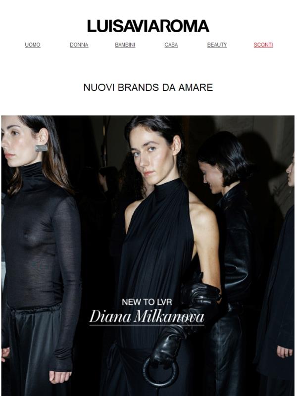 Finalmente disponibili su LuisaViaRoma