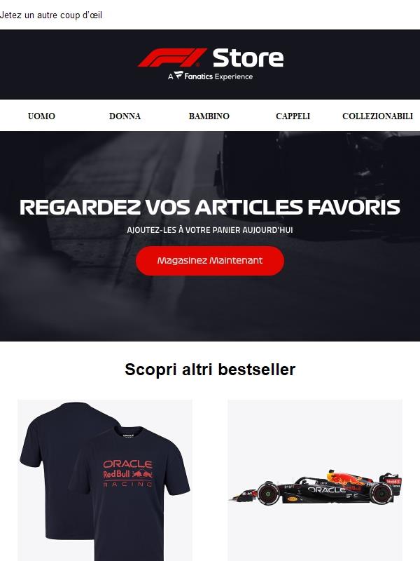 Tous vos articles favoris sont ici