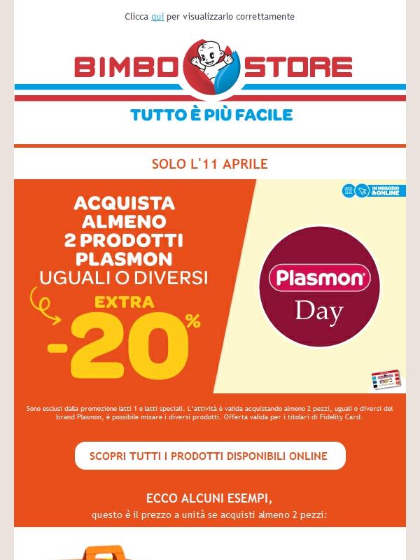 🍪🍼 Plasmon Day, solo l’11 aprile!