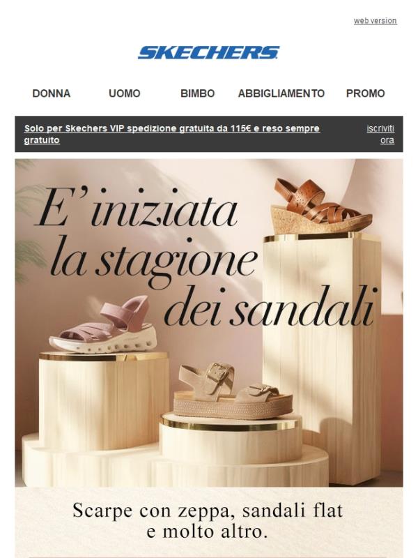 Scarpe con zeppa, sandali flat e molto altro