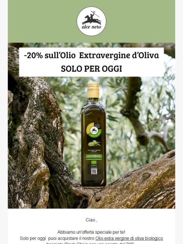 -20% sull'Olio extravergine d'oliva bio 🫒