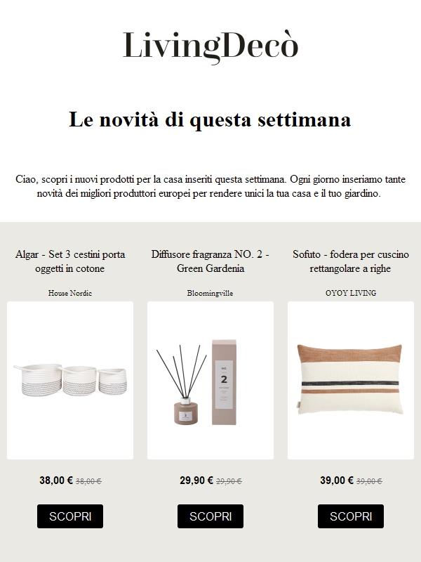 Scopri le novità di questa settimana