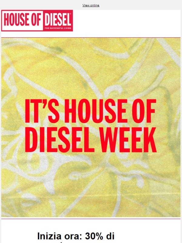 30% di sconto: House of Diesel Week è qui