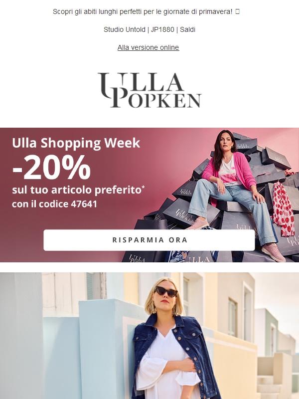 Ancora per poco 🛍️ -20% sul tuo articolo preferito