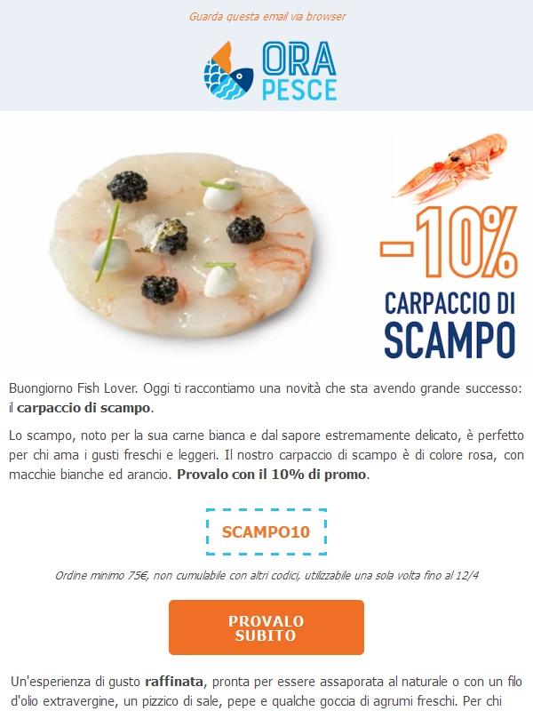 Buongiorno Fish Lover! Lo sai cosa sta avendo un grande successo? 🦐