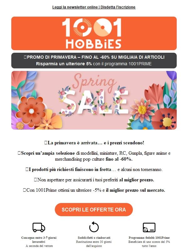 🚨SALDI DI PRIMAVERA | Fino al -60%