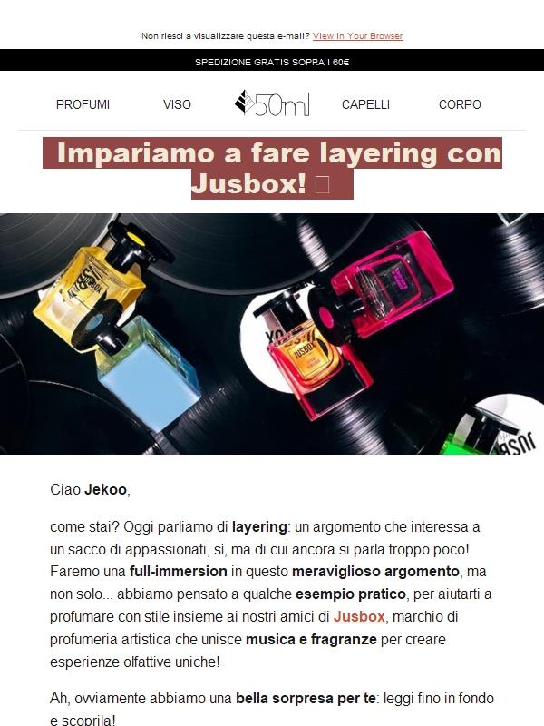 Jekoo, impariamo a fare layering con Jusbox (+ una sorpresa per te)!🎶