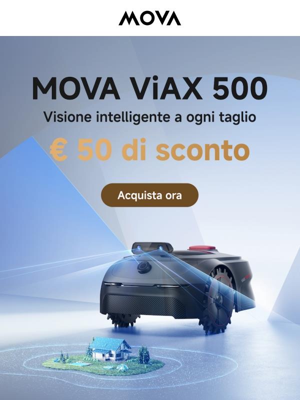 🚀Scopri MOVA ViAX 500 – ora con 50 € di sconto per un periodo limitato