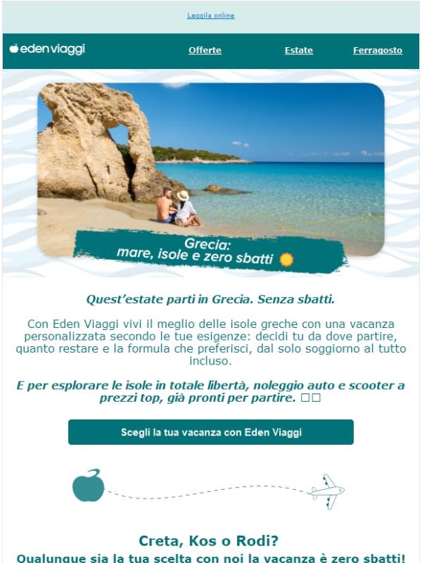 Quest’estate in Grecia, senza sbatti.