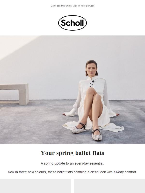 Your spring ballet flats