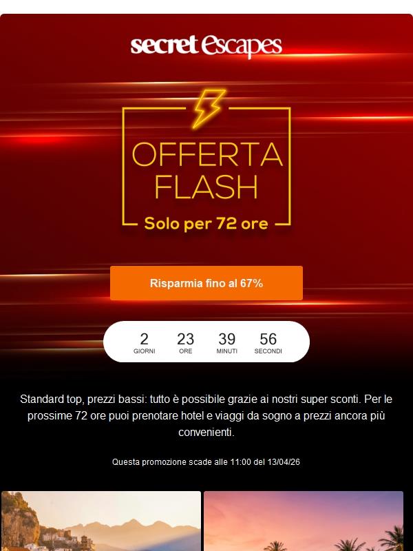 Offerta Flash I Sconti fino al 67%