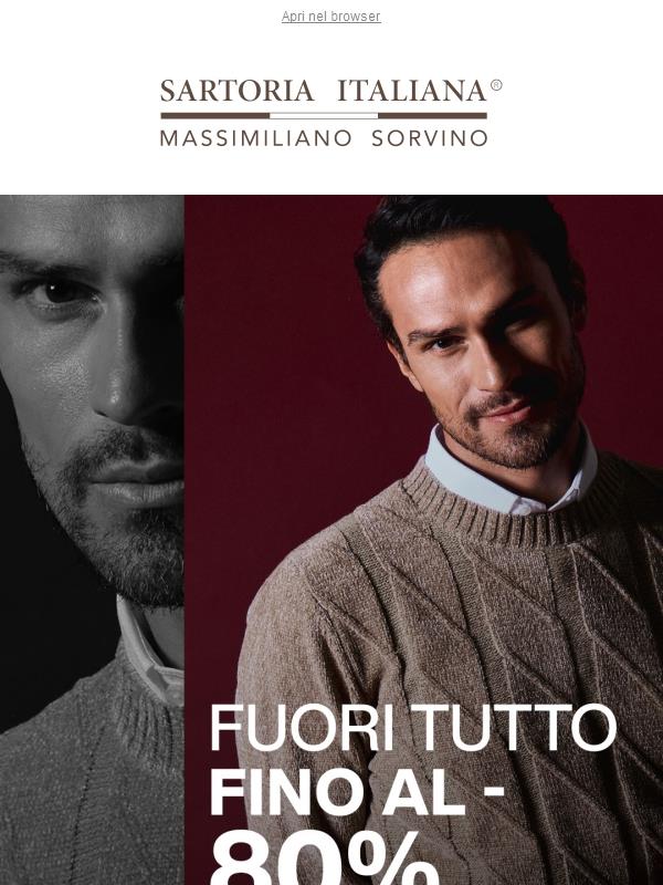 Fuori tutto: sconti fino all’80%