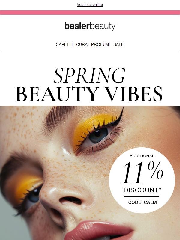 11% di sconto per te ❱❱ Spring Beauty Vibes