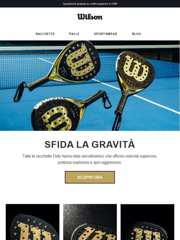 Prendi il controllo. Sfida la gravità.