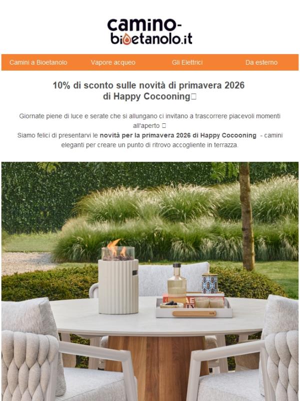 10% di sconto sulle novità Happy Cocooning