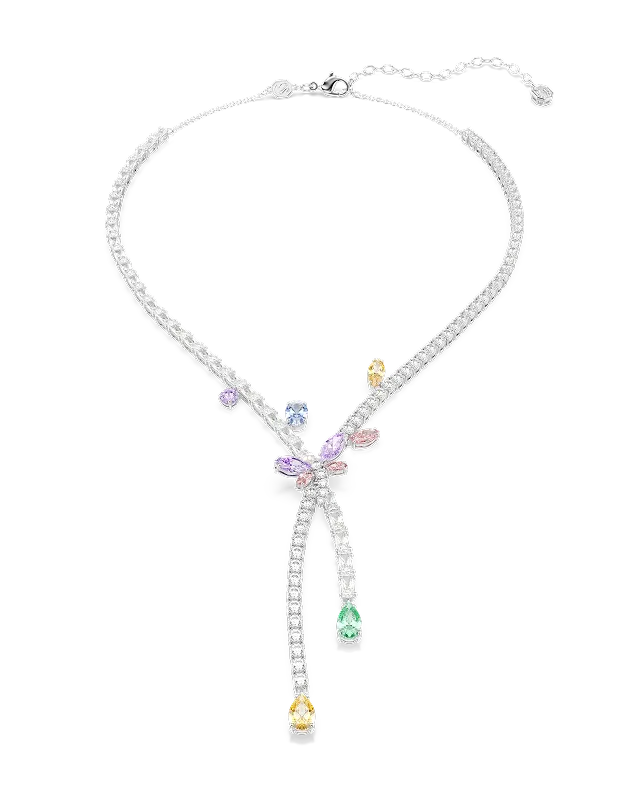 Collana Ariana Grande x Swarovski, Taglio misto, Libellula, Multicolore, Placcata rodio
