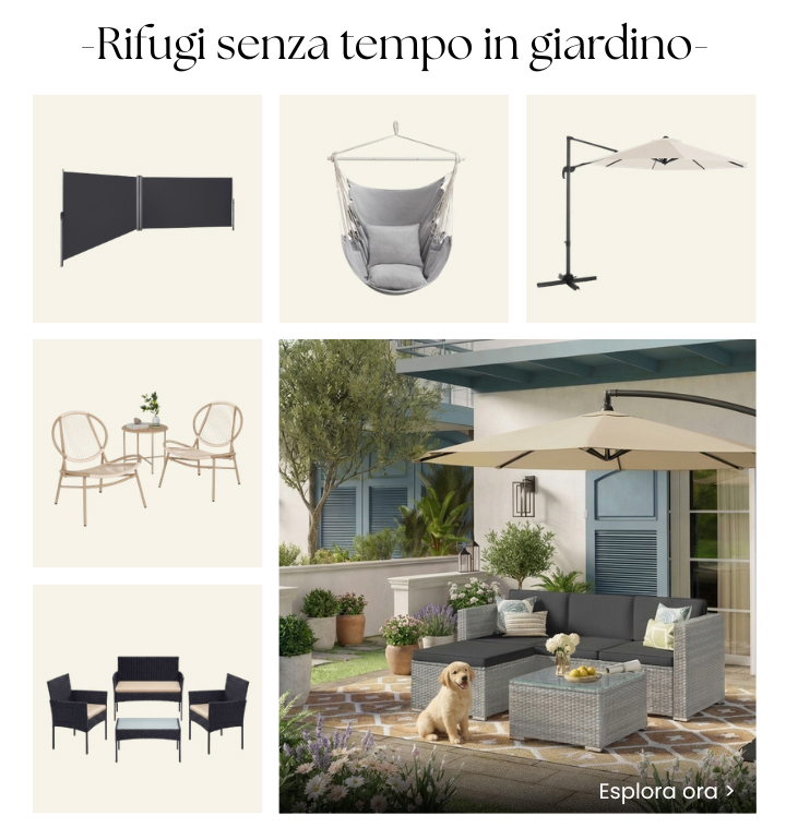 Rifugi senza tempo in giardino