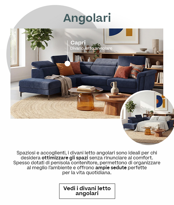 Divani letto angolari