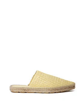 Espadrillas Lagoon con Intreccio in Giallo Bottega Veneta