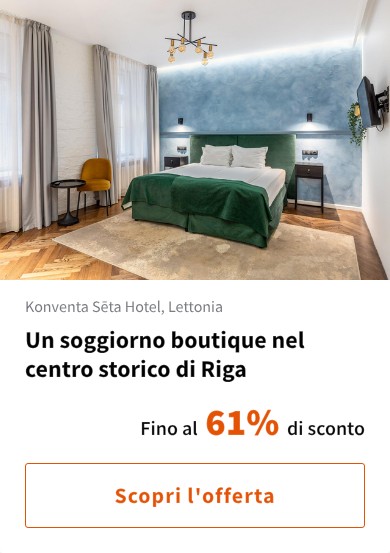 Un soggiorno boutique nel centro storico di Riga
