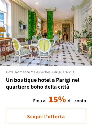 Un boutique hotel a Parigi nel quartiere boho della città