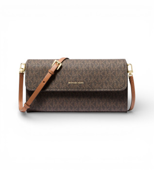 piccola-borsa-a-tracolla-jet-set-con-logo-marrone