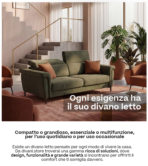 Promo Divani Letto e Letti